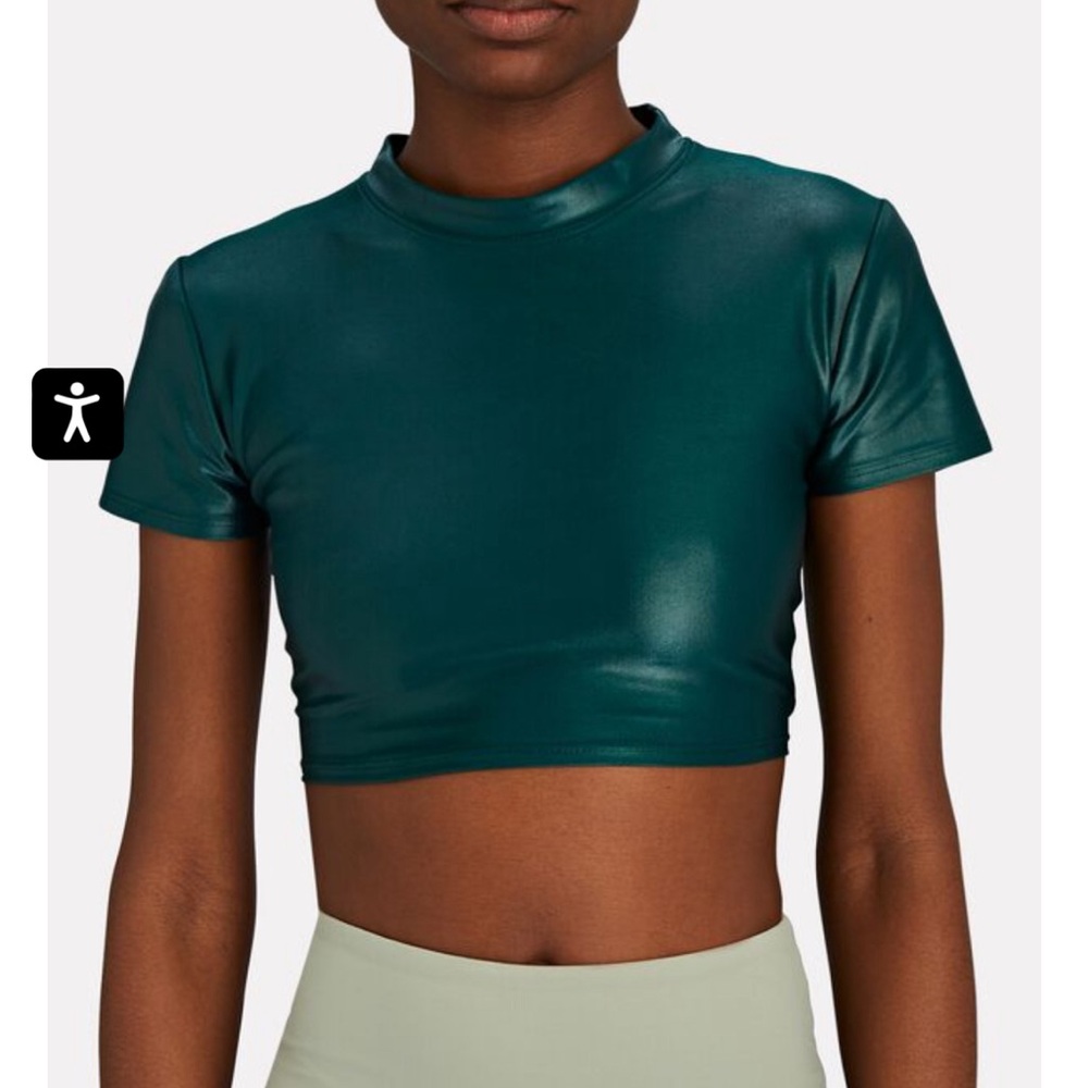 EleVen by Venus Williams Let’s Sweat Open Back Crop Top